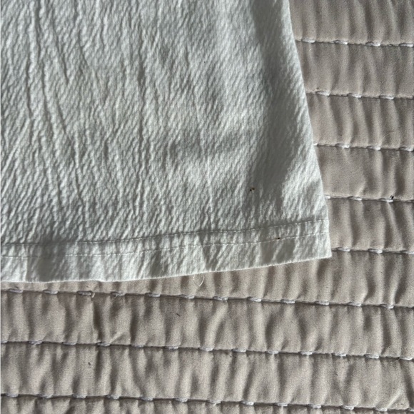 Brandy Melville Cream Ruffled Blouse - Picture 4 of 4